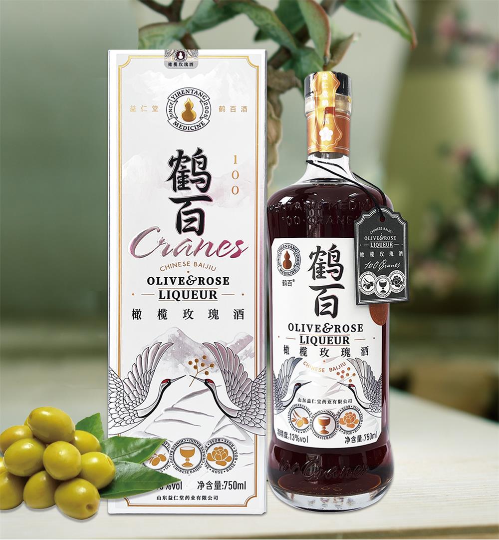 鹤百橄榄玫瑰酒